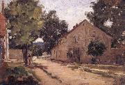 Camille Pissarro Road to Port-Marly Route de Port-Marly oil
